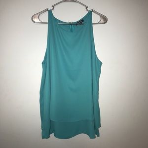 Flowy Teal Tank Top